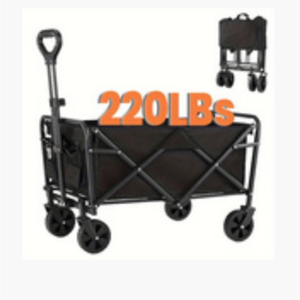 Heavy duty folding wagon